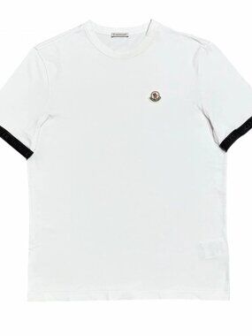 MONCLER T-Shirt White Men's Size XL Authentic Model G20918C000268390TXL